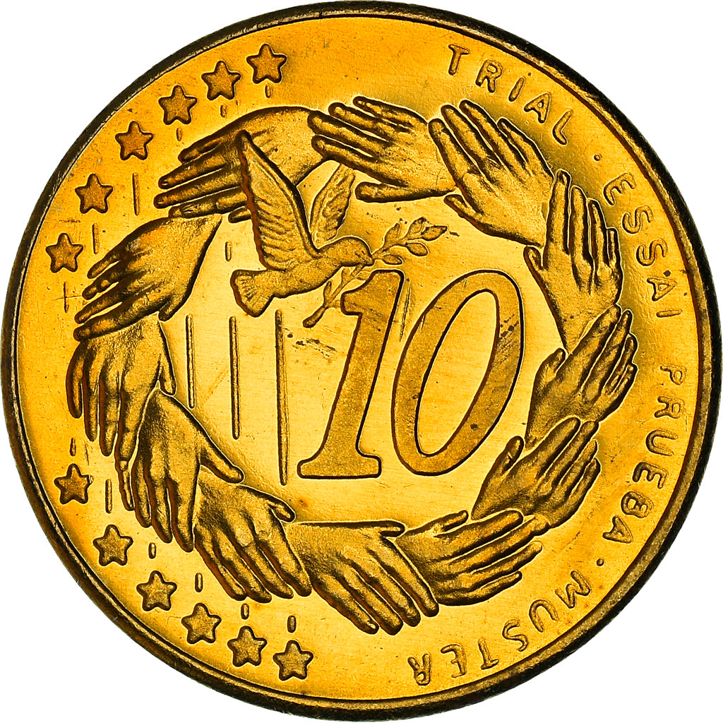 Andorra, 10 Euro Cent, 2003, Fantasy Euro, SPL+, Or nordique
