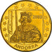 Andorra, 20 Euro Cent, 2003, Fantasy Euro, MS(64), Nordic gold