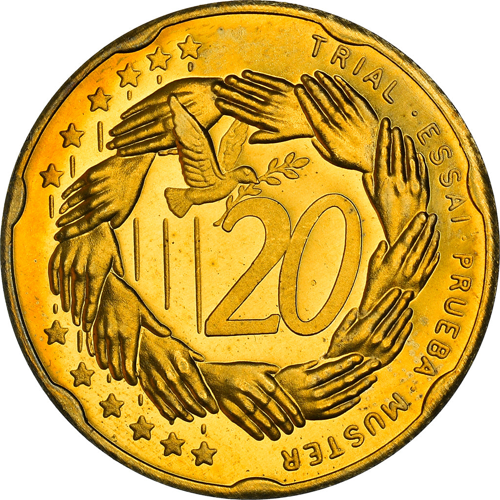 Andorra, 20 Euro Cent, 2003, Fantasy Euro, MS(64), Nordic gold