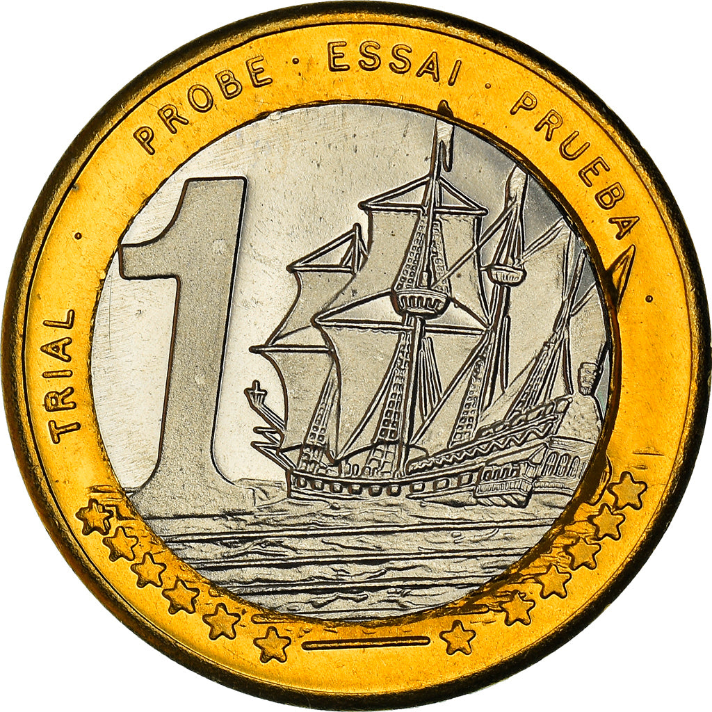 Andorra, 1 Euro, 2003, Fantasy Euro, MS(64), Bi-Metallic