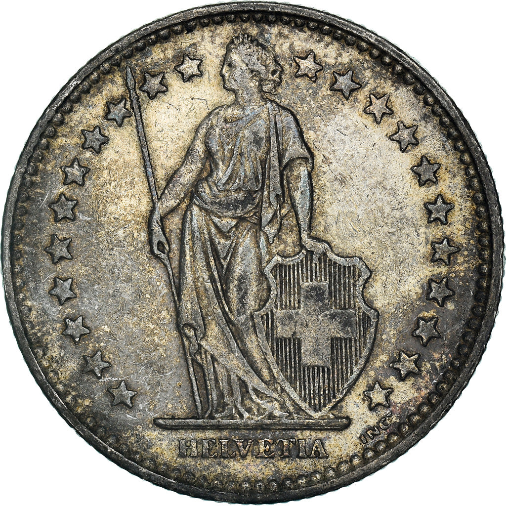 Moneda, Suiza, 2 Francs, 1928, MBC, Plata, KM:21