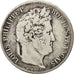 Louis-Philippe I, 5 Francs tête laurée, 1837 BB, Strasbourg, Gadoury 678