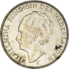 Coin, Netherlands, Wilhelmina I, 2-1/2 Gulden, 1930, EF(40-45), Silver, KM:165