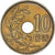 Moeda, Bélgica, 10 Centimes, 1926, AU(50-53), Cobre-níquel, KM:85.1
