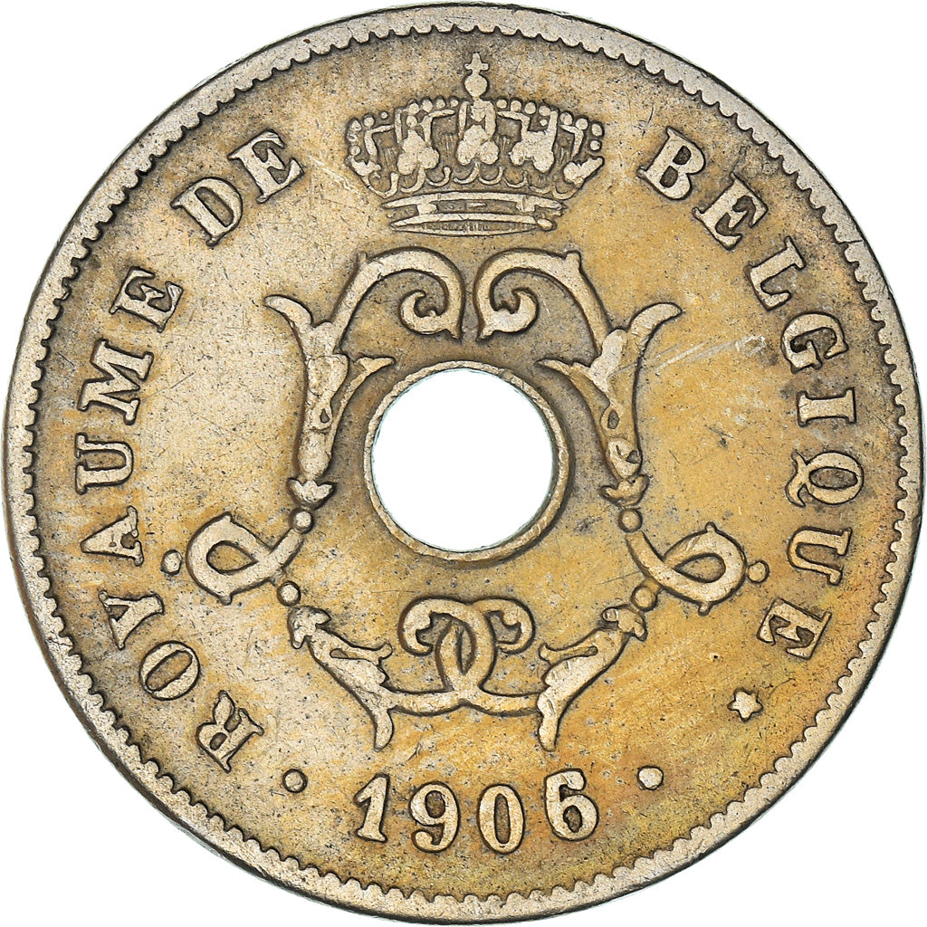 Coin, Belgium, 10 Centimes, 1906, AU(55-58), Copper-nickel, KM:52