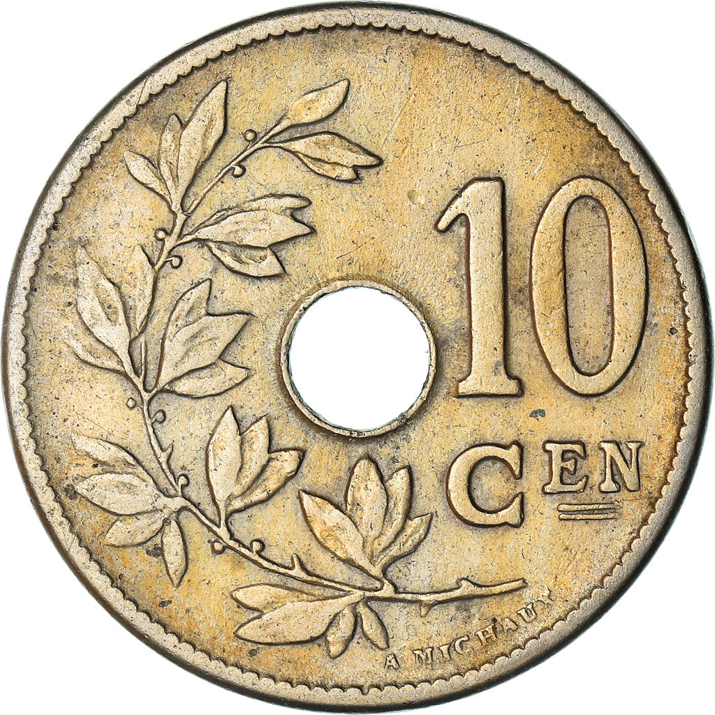Coin, Belgium, 10 Centimes, 1905, AU(50-53), Copper-nickel, KM:53