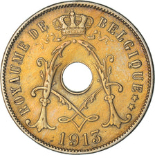 Coin, Belgium, 25 Centimes, 1913, AU(50-53), Copper-nickel, KM:68.1