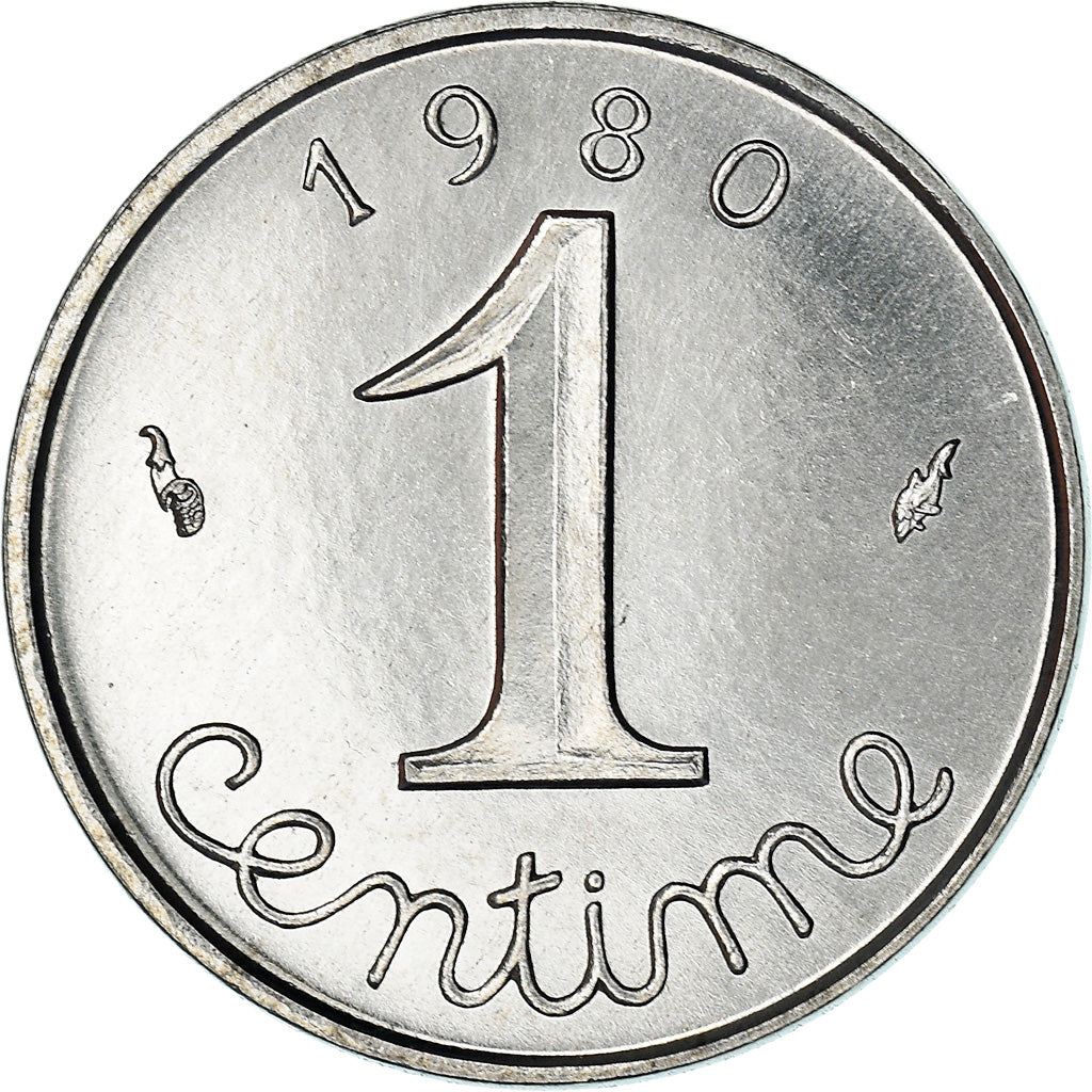 Monnaie, France, Épi, Centime, 1980, Paris, FDC, FDC, Stainless Steel, KM:928