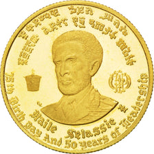 ETHIOPIA, 10 Dollars, 1966, KM #38, MS(65-70), Gold, 4.10