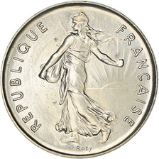 Münze, Frankreich, Semeuse, 5 Francs, 1980, Paris, FDC, STGL, Nickel Clad