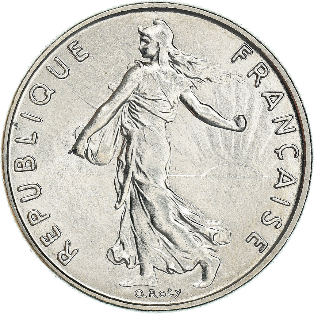 Coin, France, Semeuse, 1/2 Franc, 1982, Paris, FDC, MS(65-70), Nickel, KM:931.1