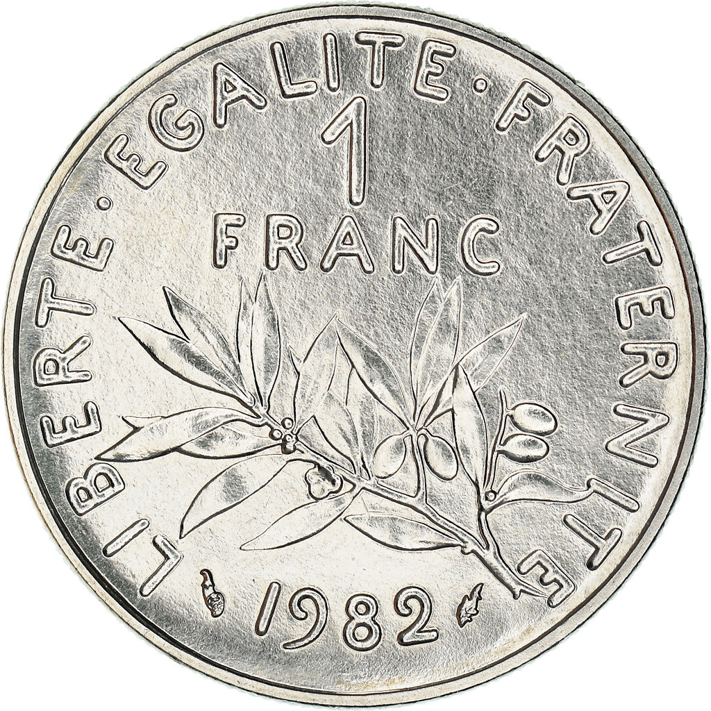 Monnaie, France, Semeuse, Franc, 1982, Paris, FDC, FDC, Nickel, KM:925.1