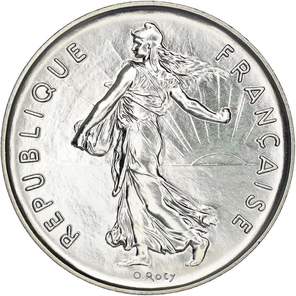 Coin, France, Semeuse, 5 Francs, 1982, Paris, FDC, MS(65-70), Nickel Clad