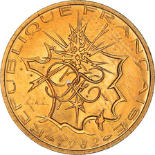 Coin, France, Mathieu, 10 Francs, 1982, FDC, MS(65-70), Nickel-brass, KM:940