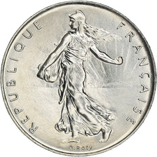 Moneta, Francja, Semeuse, Franc, 1974, Paris, FDC, MS(65-70), Nikiel, KM:925.1