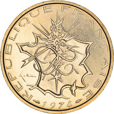 Münze, Frankreich, Mathieu, 10 Francs, 1974, FDC, STGL, Nickel-brass, KM:940