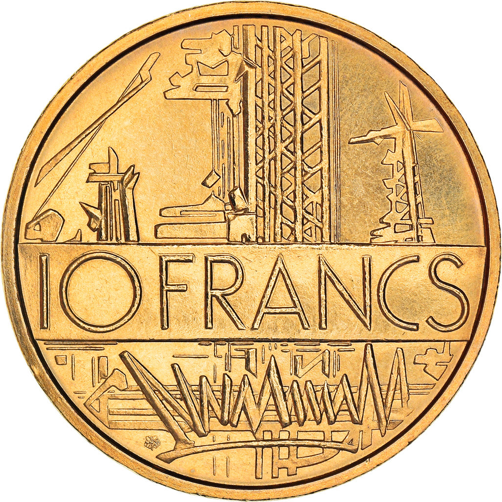 Monnaie, France, Mathieu, 10 Francs, 1974, FDC, FDC, Nickel-brass, KM:940