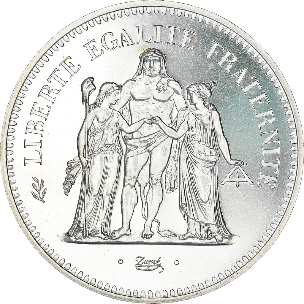 Coin, France, Hercule, 50 Francs, 1974, Paris, FDC, MS(65-70), Silver, KM:941.1
