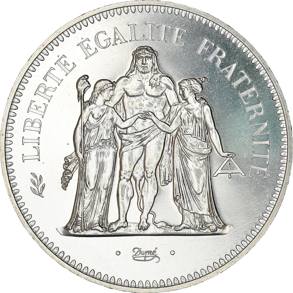 Moneta, Francia, Hercule, 50 Francs, 1974, Paris, FDC, FDC, Argento, KM:941.1