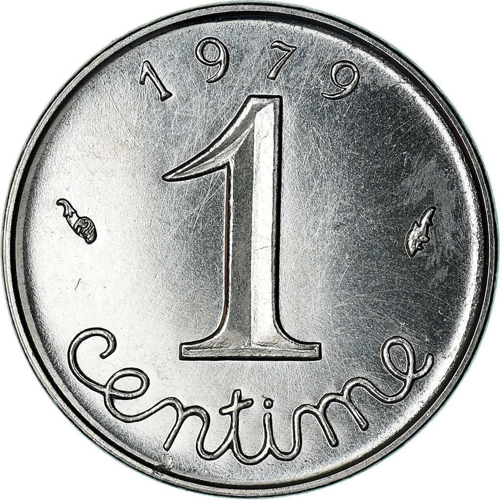 Coin, France, Épi, Centime, 1979, Paris, FDC, MS(65-70), Stainless Steel