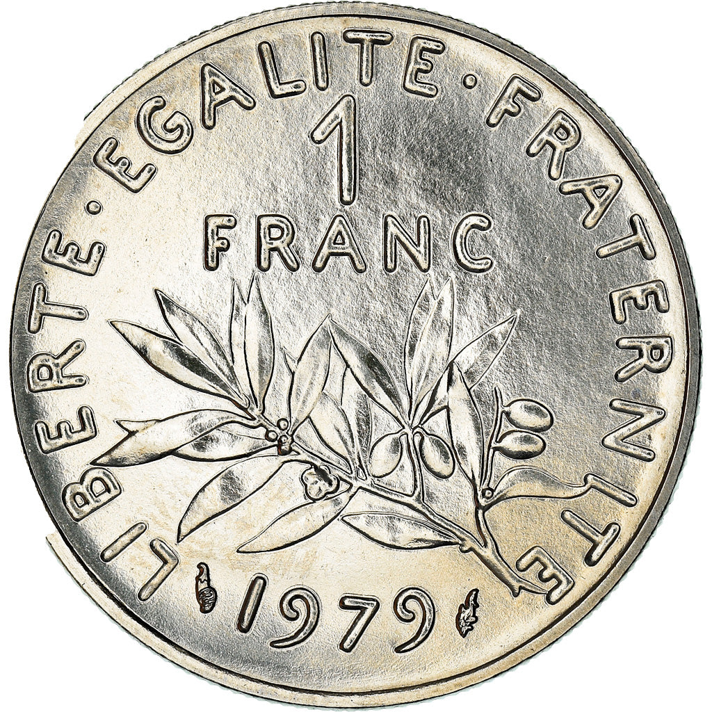 Coin, France, Semeuse, Franc, 1979, Paris, FDC, MS(65-70), Nickel, KM:925.1