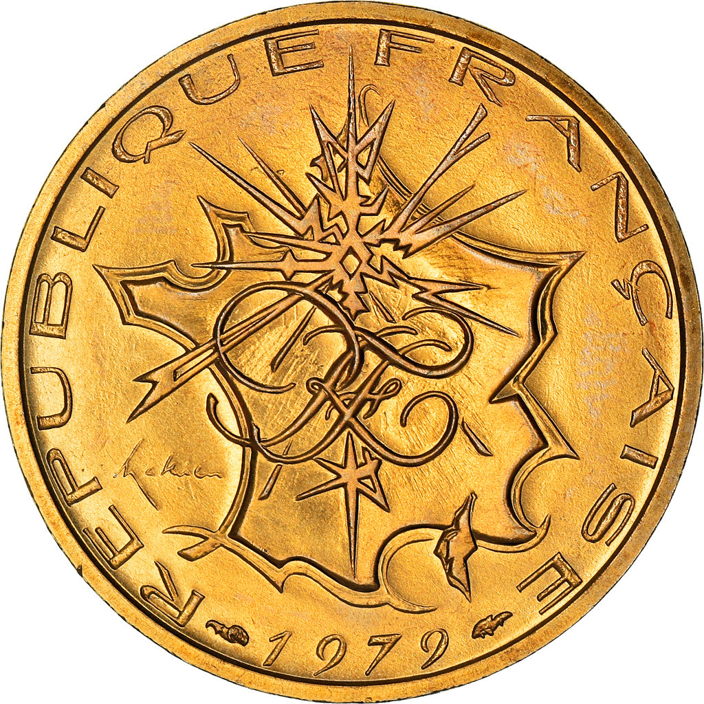 Coin, France, Mathieu, 10 Francs, 1979, FDC, MS(65-70), Nickel-brass, KM:940