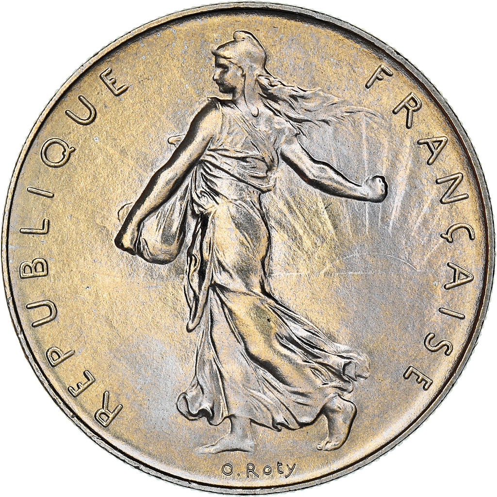 Coin, France, Semeuse, Franc, 1975, Paris, FDC, MS(65-70), Nickel, KM:925.1