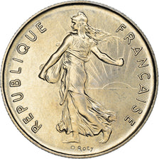 Coin, France, Semeuse, 5 Francs, 1975, Paris, FDC, MS(65-70), Nickel Clad