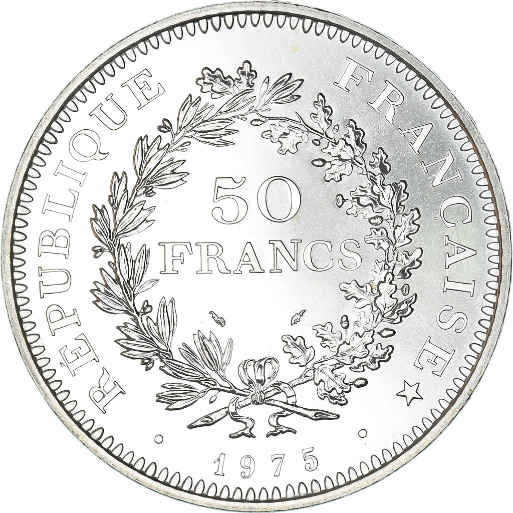 Monnaie, France, Hercule, 50 Francs, 1975, Paris, FDC, FDC, Argent, KM:941.1