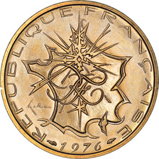 Coin, France, Mathieu, 10 Francs, 1976, FDC, MS(65-70), Nickel-brass, KM:940