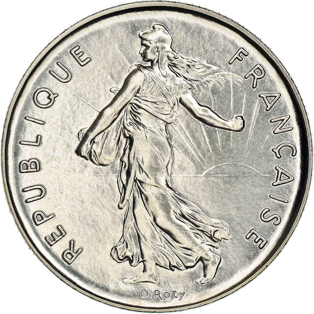 Monnaie, France, Semeuse, 5 Francs, 1977, Paris, FDC, FDC, Nickel Clad