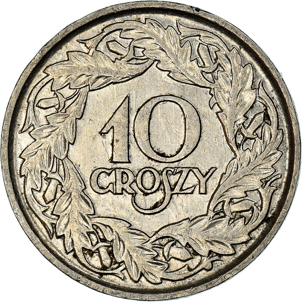 Monnaie, Pologne, 10 Groszy, 1923, Warsaw, TTB+, Zinc, KM:36
