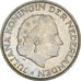 Coin, Netherlands, Juliana, Gulden, 1956, AU(55-58), Silver, KM:184