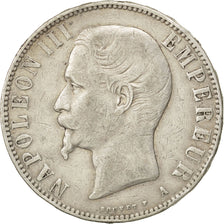 Coin, France, Napoleon III, Napoléon III, 5 Francs, 1856, Paris, VF(20-25)