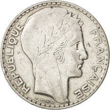 FRANCE, Turin, 20 Francs, 1933, Paris, KM #879, EF(40-45), Silver, 35, Gadoury..