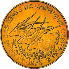 Coin, Central African States, 10 Francs, 1975, Paris, AU(50-53)