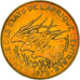 Coin, Central African States, 10 Francs, 1975, Paris, AU(50-53)