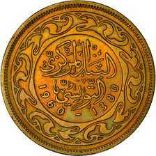 Coin, Tunisia, 50 Millim, 1960, AU(50-53), Brass, KM:308