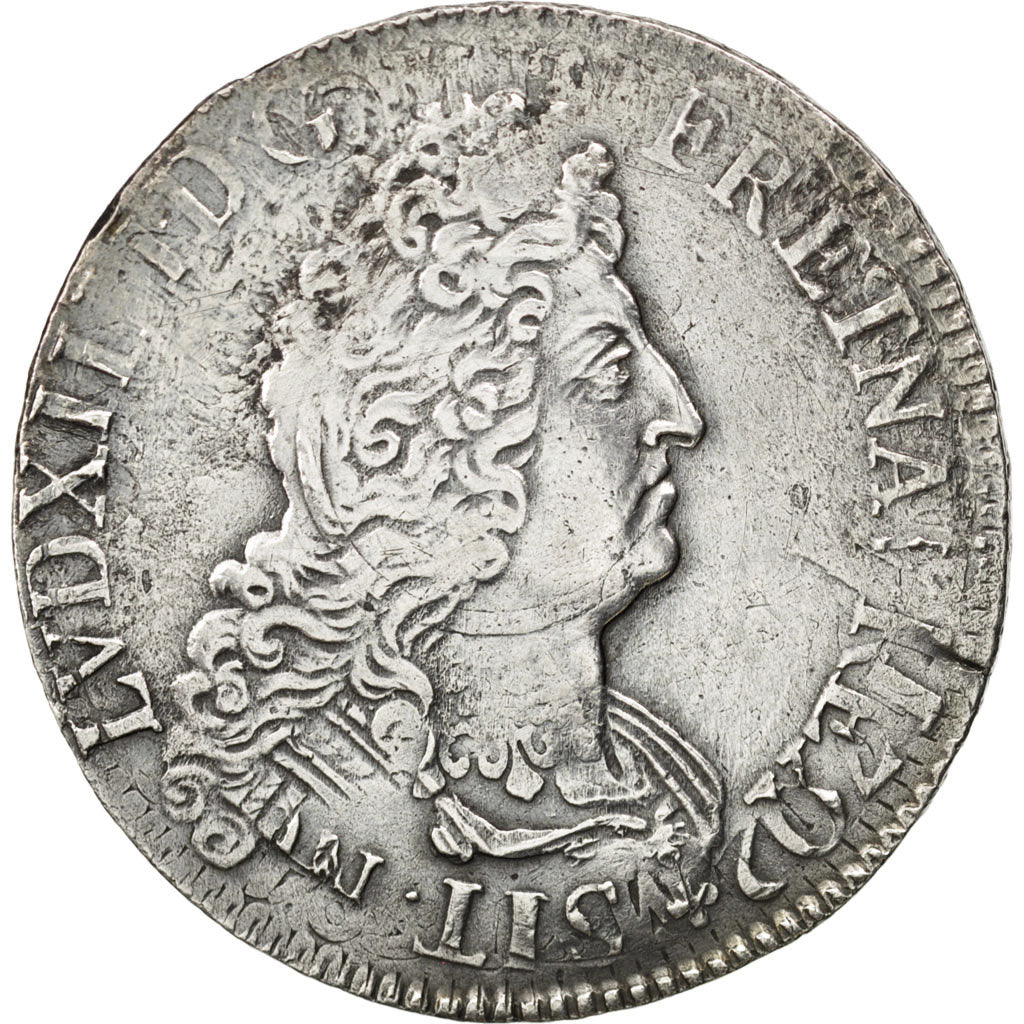 Louis XIV, Écu aux 8 L 2ème type, 170[] A, Paris, Gadoury 224
