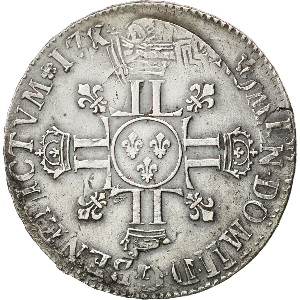 Louis XIV, Écu aux 8 L 2ème type, 170[] A, Paris, Gadoury 224