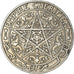 Coin, Morocco, Yusuf, Franc, 1921, bi-Bariz, Paris, EF(40-45), Nickel, KM:36.1