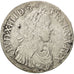 FRANCE, Écu à la mèche longue, ECU, 1653, Angers, KM #155.5, VF(20-25), Silver,