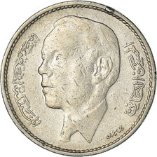 Coin, Morocco, al-Hassan II, Dirham, 1969, Paris, VF(20-25), Nickel, KM:56