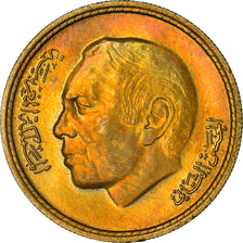 Münze, Marokko, al-Hassan II, 20 Santimat, 1974, UNZ, Aluminum-Bronze, KM:61