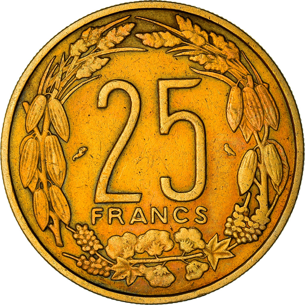Coin, EQUATORIAL AFRICAN STATES, 25 Francs, 1962, Paris, EF(40-45)