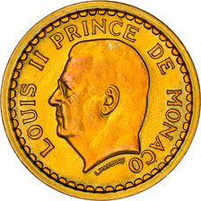 Monnaie, Monaco, Louis II, Franc, 1945, TTB+, Aluminum-Bronze, KM:120A