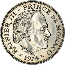 Monnaie, Monaco, Rainier III, 5 Francs, 1974, TTB+, Copper-nickel, KM:150