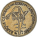 Coin, West African States, 50 Francs, 1976, AU(55-58), Copper-nickel, KM:6