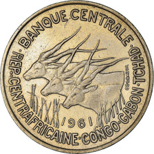 Coin, EQUATORIAL AFRICAN STATES, 50 Francs, 1961, Paris, EF(40-45)