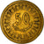 Monnaie, Tunisie, 50 Millim, 1960, TB+, Laiton, KM:308
